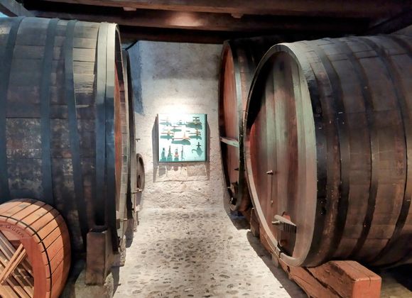 The basement of the castle consists of a veritable wine cellar!