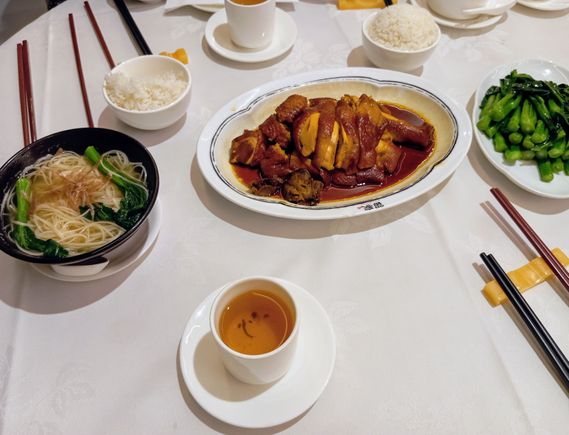 The food used to be good in Hong Kong - these days I find it to be subpar 