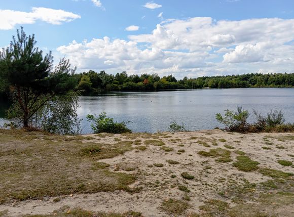 On the Netherlands side of the border we find ourselves in a nature reserve 