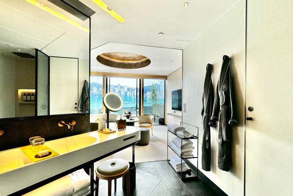 View from bathtub