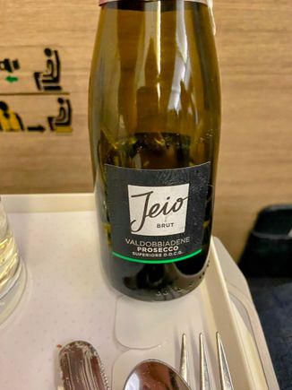 And a prosecco which replaced the regular white.