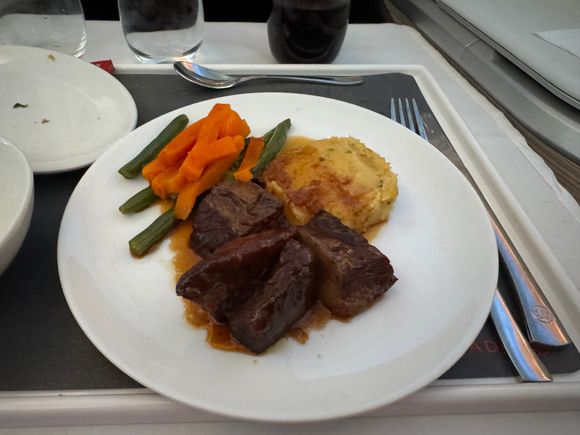 Beef short rib was disappointing - they somehow managed to make the beef tough. When cooked properly short rib should be fork-tender. Suspect it was overcooked.