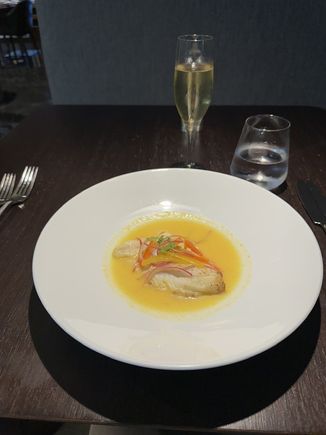 Fish. Decent, but a light choice. 