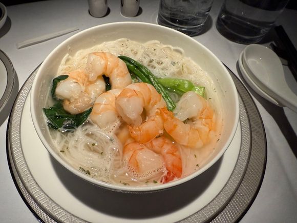 Vermicelli Soup with Prawn. This is under 'Light Bites'. As you can see, quite substantial.