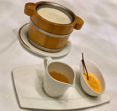 Beancurd / tofu fa  with syrup and sugar