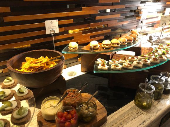 Lounge evening spread