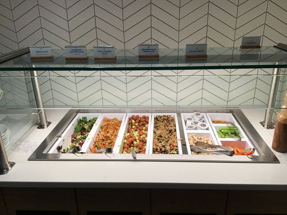 Cold salad assortment. Very good variety.
