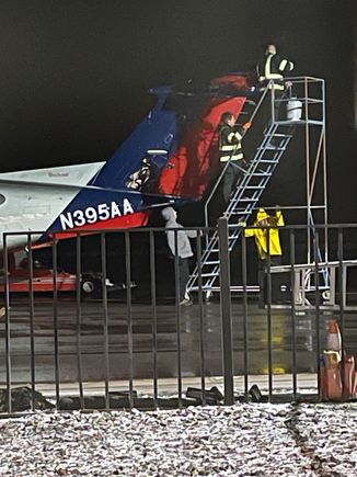 Silver City, NM... the pilots are deicing the plane with a bug sprayer. I'm the only passenger going to ABQ. 