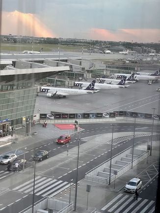 More airport views from the suite