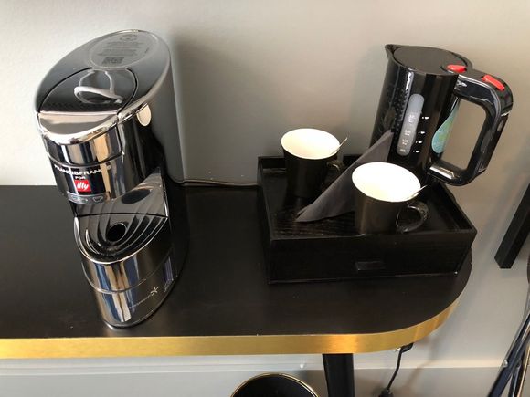 coffee machine in exec room