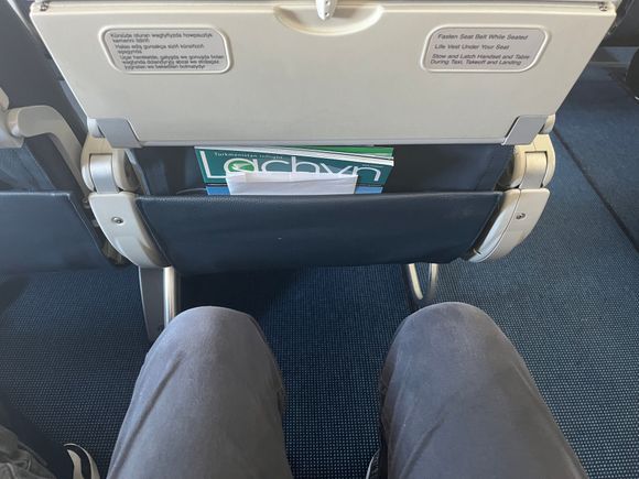 Legroom is amazing