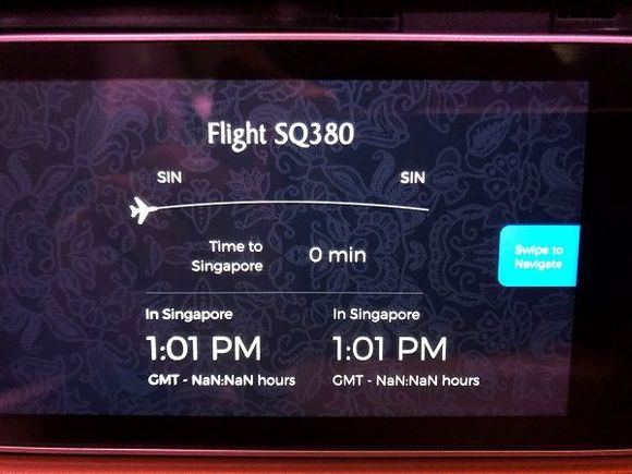 SQ380: Singapore to Singapore in 0 minutes