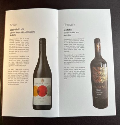 Wine list 4/5
