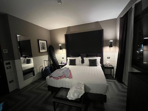 Bedroom - the bed was comfortable with plenty of pillows