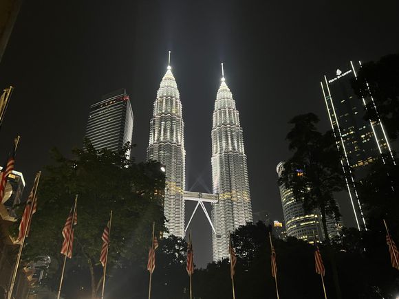 Visited the Petronas towers and surrounding park. Don’t bother coming for the water fountain show, but it’s fun to see these iconic buildings up close.