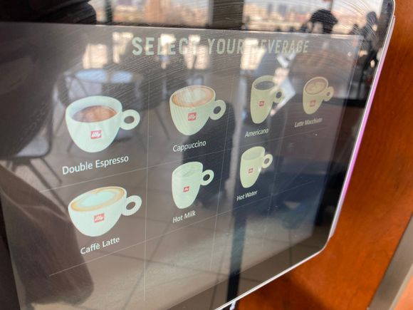 A coffee machine 