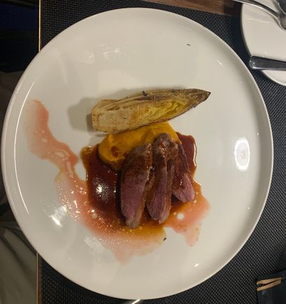 Second course for me.