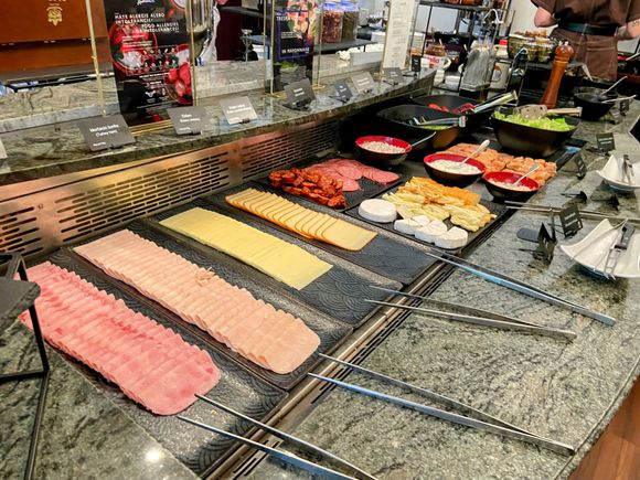Meats, cheeses, some traditional Slovak options, veggies, there’s also a health food section in the back with chia seeds and all kinds.