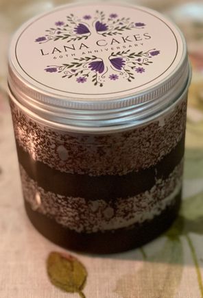 Chocolate Fudge cake in a jar 😋