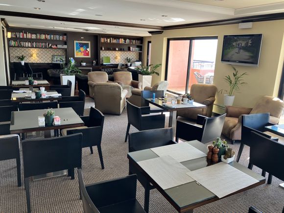 Indoor area of lounge
