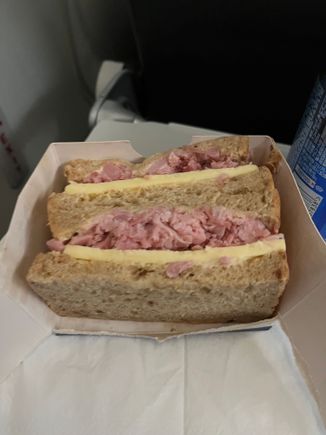 Close up of sandwich