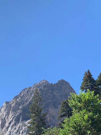 Peaks at the trail head