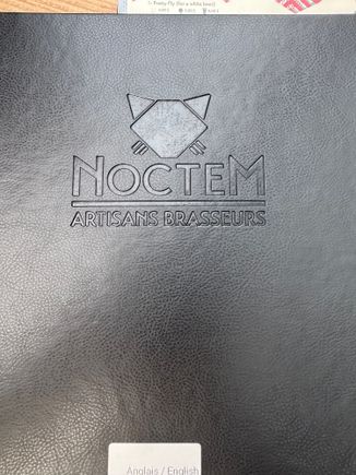 menu cover