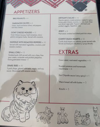 menu art adornments 