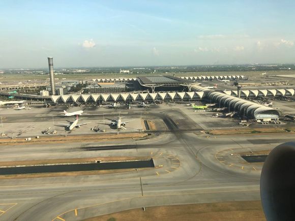 Taking off from BKK
