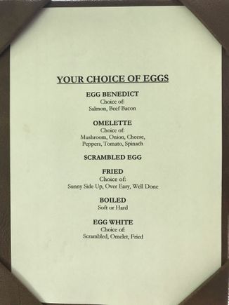 Breakfast Menu Part 2