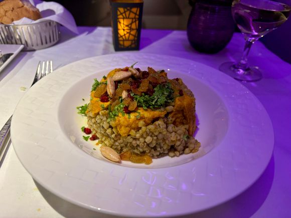 Chicken Jareesh: honestly probably the most disappointed item, mostly because I usually hold such high expectations for middle eastern food ex-DOH (I’ve had some amazing kabsa, mashkool, etc) and this was just pretty good. The flavors were there and the cracked wheat was tasty but the  issue was the chicken was leathery dry and almost inedible.