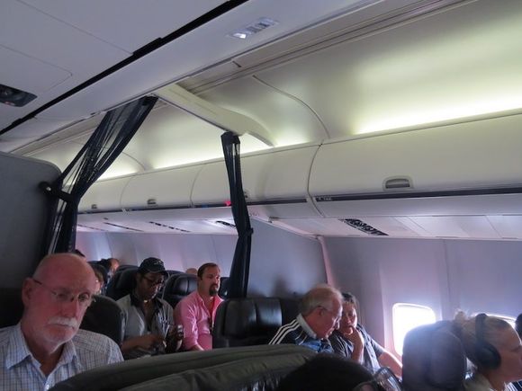 Onboard mechanic joins at MAJ, seated in 7C