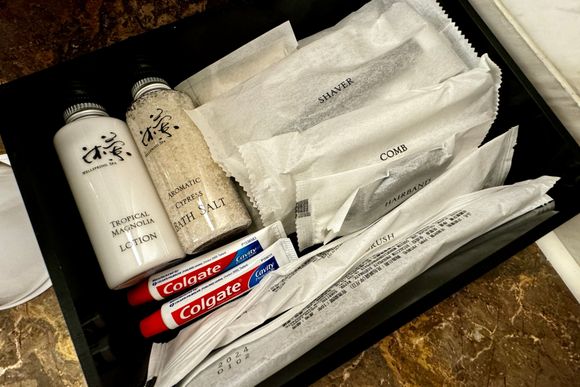 Bathroom amenities 
