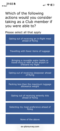 List of BA’s cost cutting ideas. 