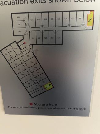 Layout of rooms