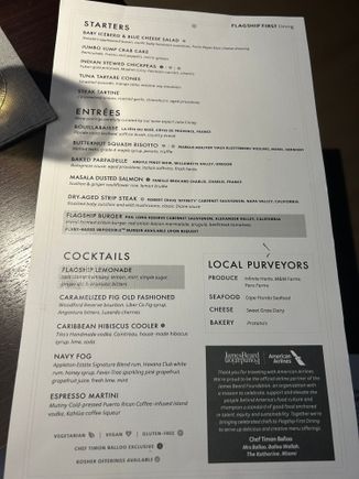 Food menu