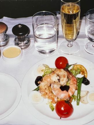 Three prawn salad alive and well 
