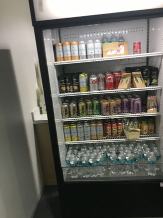 Food options - notice only a few sandwiches