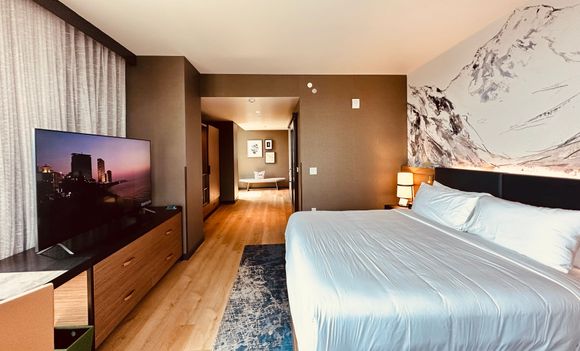 Upscale bedroom