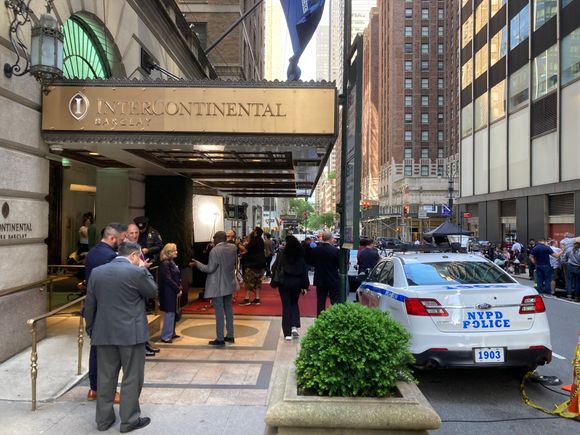 All ready for a filming sequence with even NYPD & FDNY at standby present
