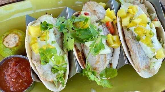 Hale Kai fish tacos