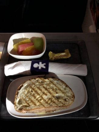 Mid-flight snack