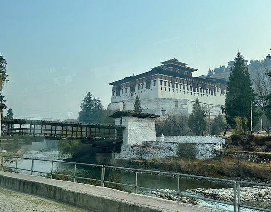 The Paro dzong.
