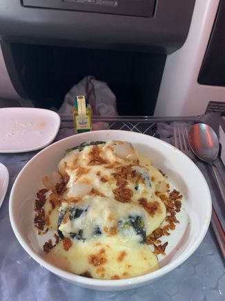Pre-order limited “steamed Swiss chard dumplings” with mountain cheese and fried onions; also known as “Capuns” which is a regional Swiss specialty