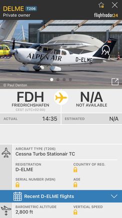 Aircraft details 