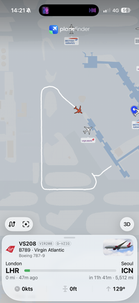 We made it a few hundred metres from the gate before turning back to a remote stand. 