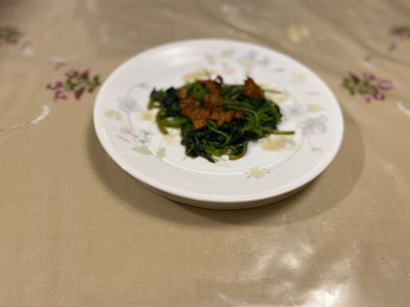 Spinach with “ teepo “