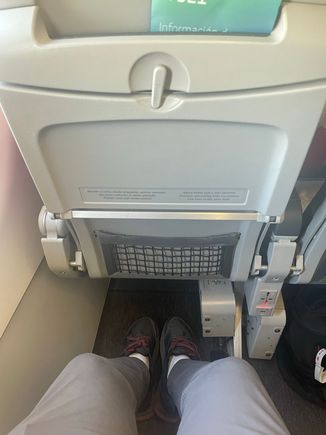 Decent legroom