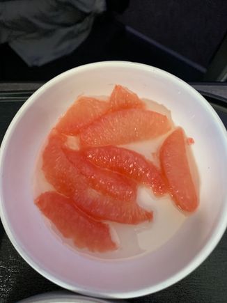 Grapefruit was flavorful. Portion seemed a bit small. 