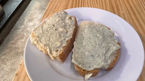 I love a free little bit of Roquefort on toast